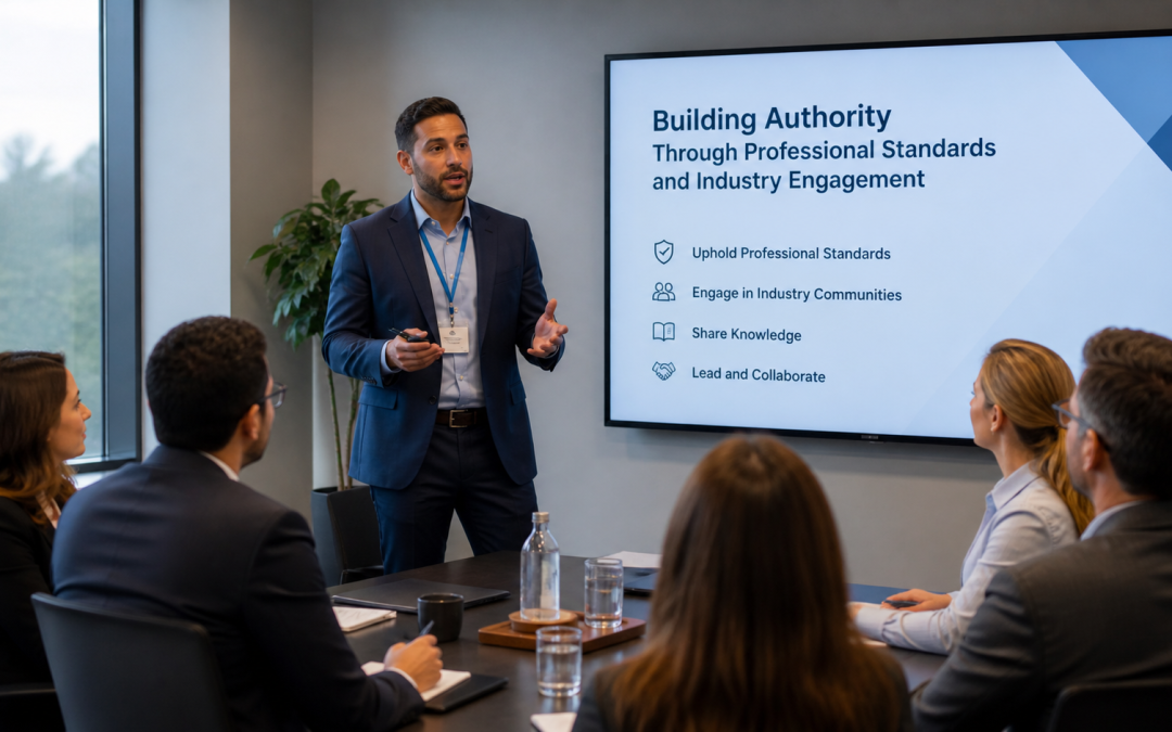 Building Authority Through Professional Standards and Industry Engagement