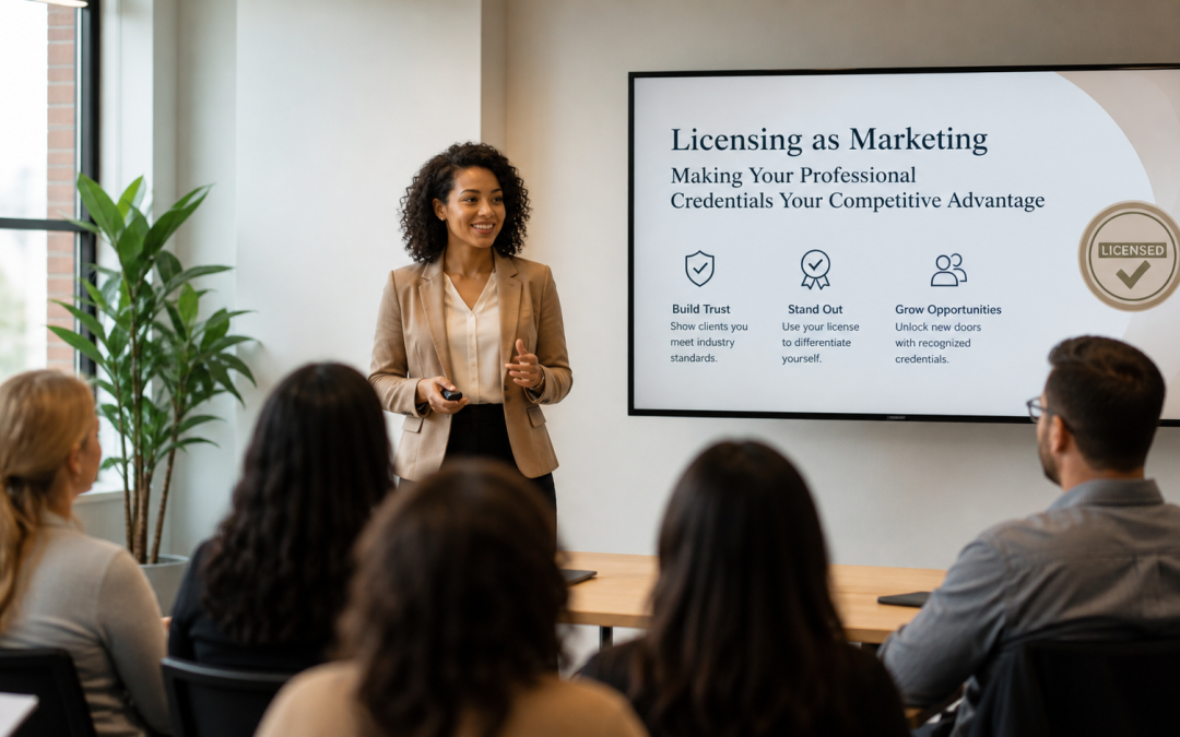 Licensing as Marketing: Making Your Professional Credentials Your Competitive Advantage